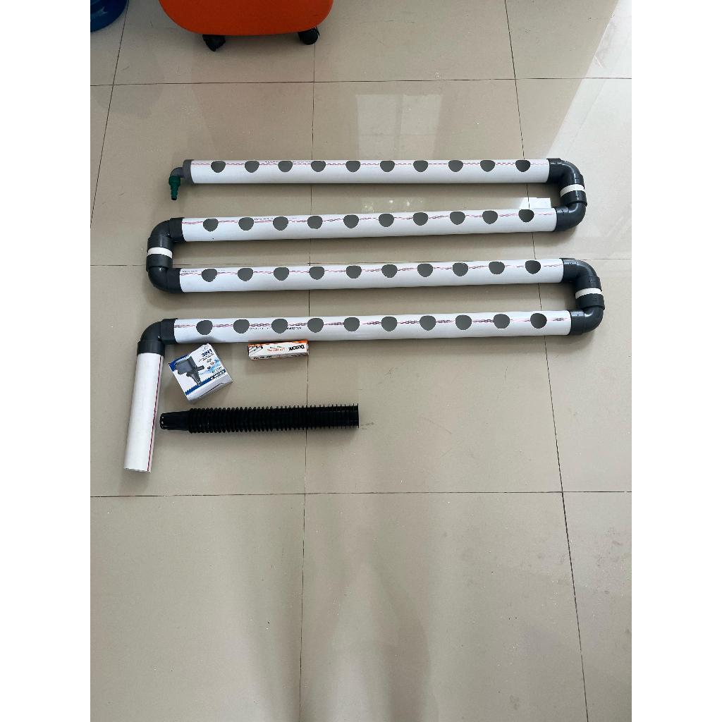 Instalasi Hidroponik 40 Lubang Nempel tembok, Set Hidroponik, Hidroponik Pemula