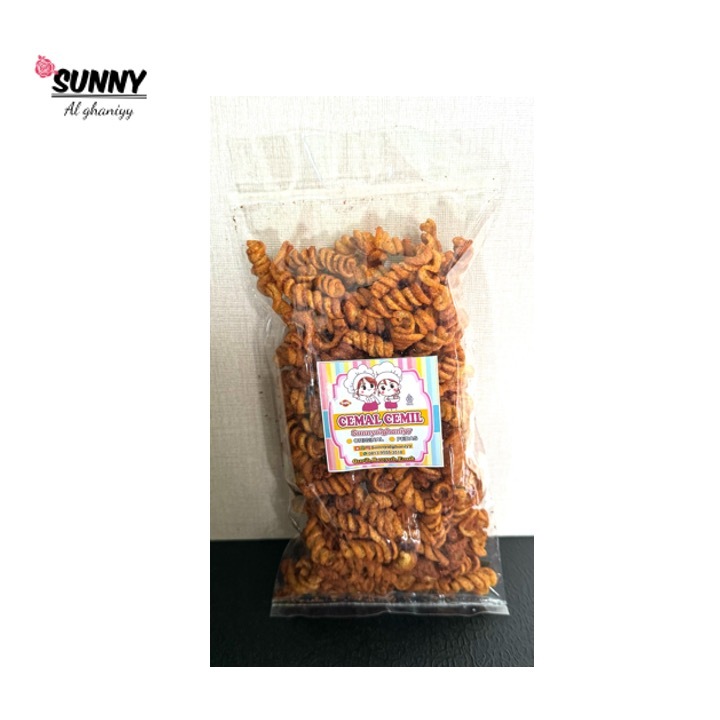 

Sunny Cemilan Makaroni Spiral Pedas Daun Jeruk 150 Gram