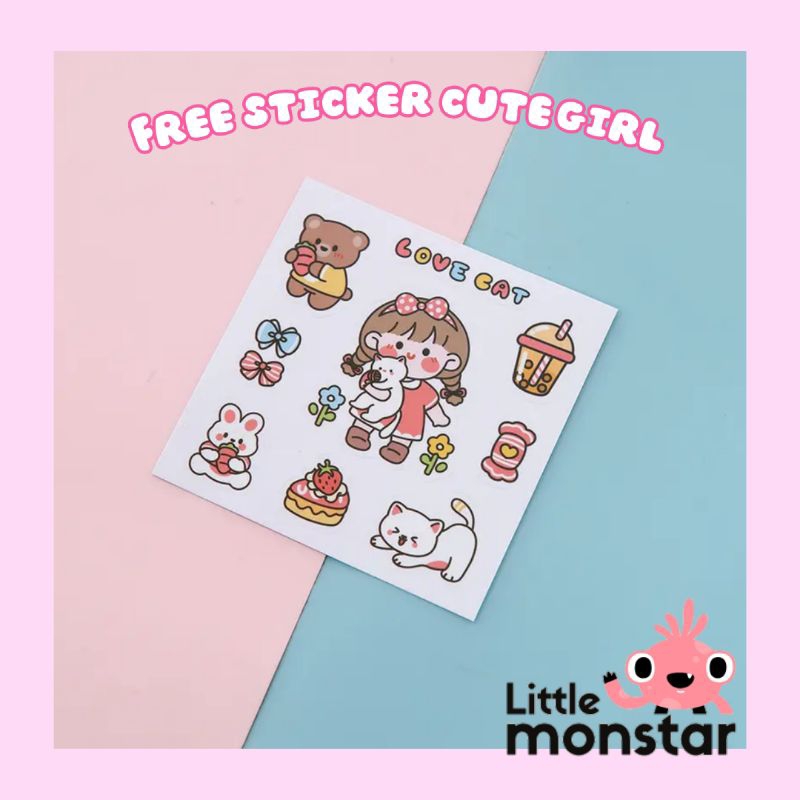 

Promo [Free Gift] Sticker Cute Girl Waterproof RANDOM