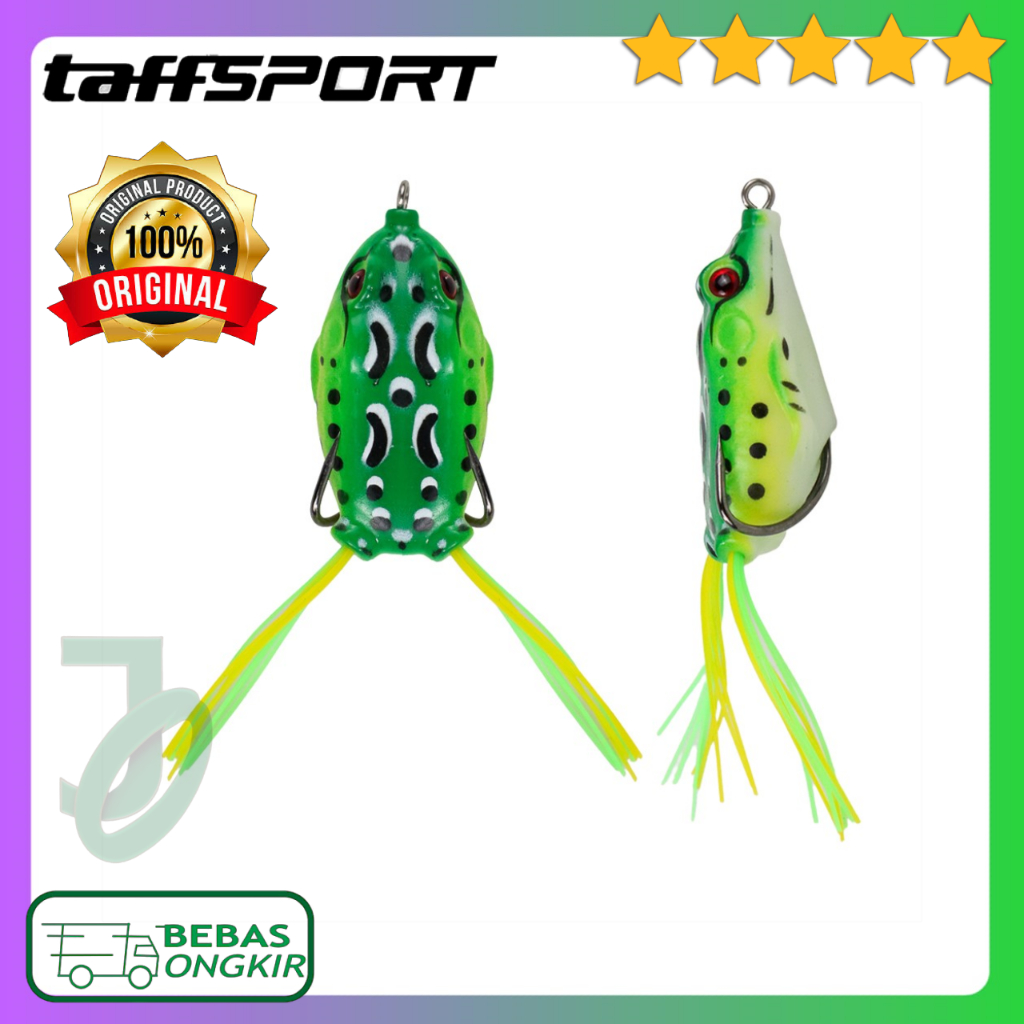 Umpan Pancing Casting Gabus Tomang Silikon Bentuk Kodok 6cm TaffSPORT UMK01