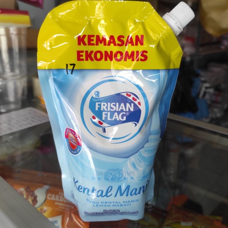 Susu Kental Manis Bendera Frisian Flag Putih Kemasan Ekonomis