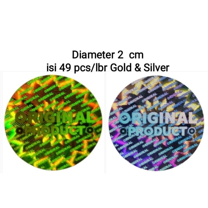 

Stiker hologram New Original Product