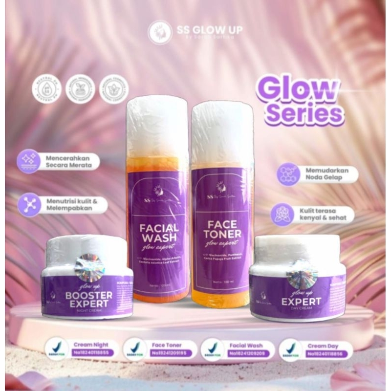 Paket Ss glow Bosster expert Glow / Paket ss glow boster Acne Bpom