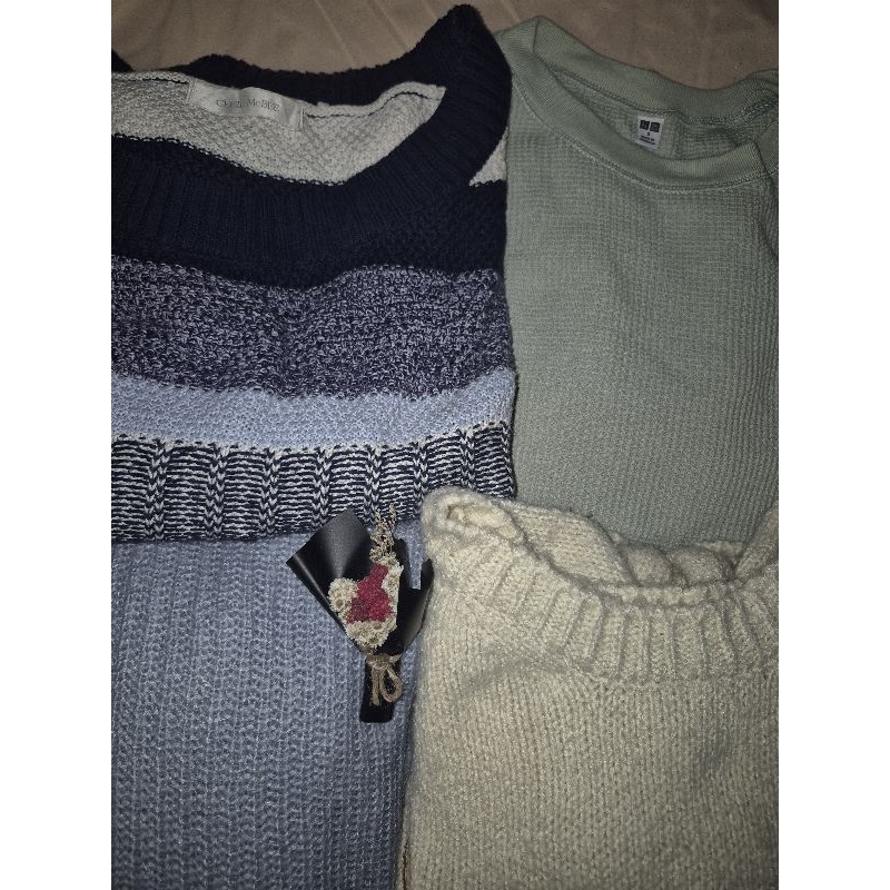 Preloved Pemakaian Pribadi Baju panjang,Cardigan,kaos,celana levis,jaket levis,sweater