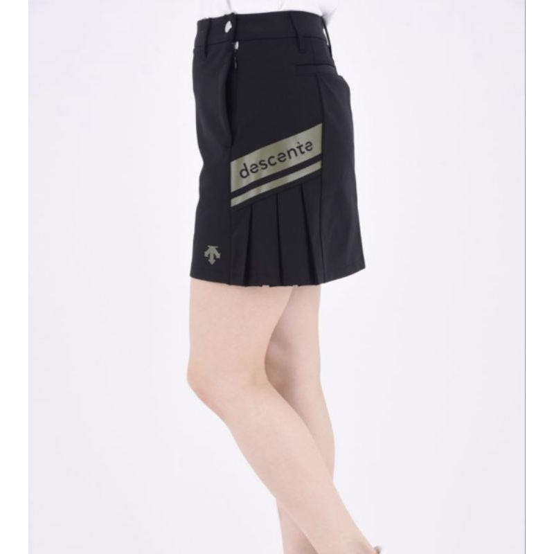 DESCENTE TWILL FLEECE PLEATED STRECTH GOLF SKIRT ROK CELANA GOLF WANITA
