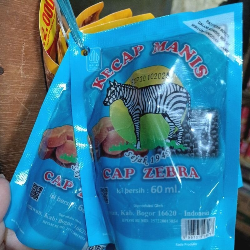 

kecap zebra kemasan 60 ml