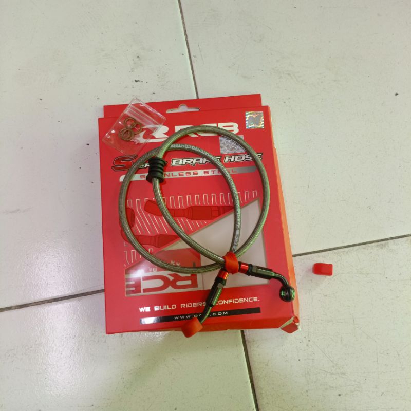 selang rem depan RCB 85CM/95cm ninja xabre vixion rx king dll ori rcb