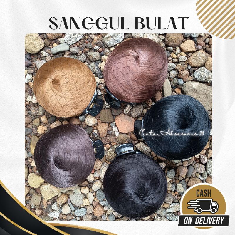 Sanggul Jepit Bulat/Jepit Sanggul Bulat/Sanggul Fanbun Jepit/Sanggul Jepit Keong