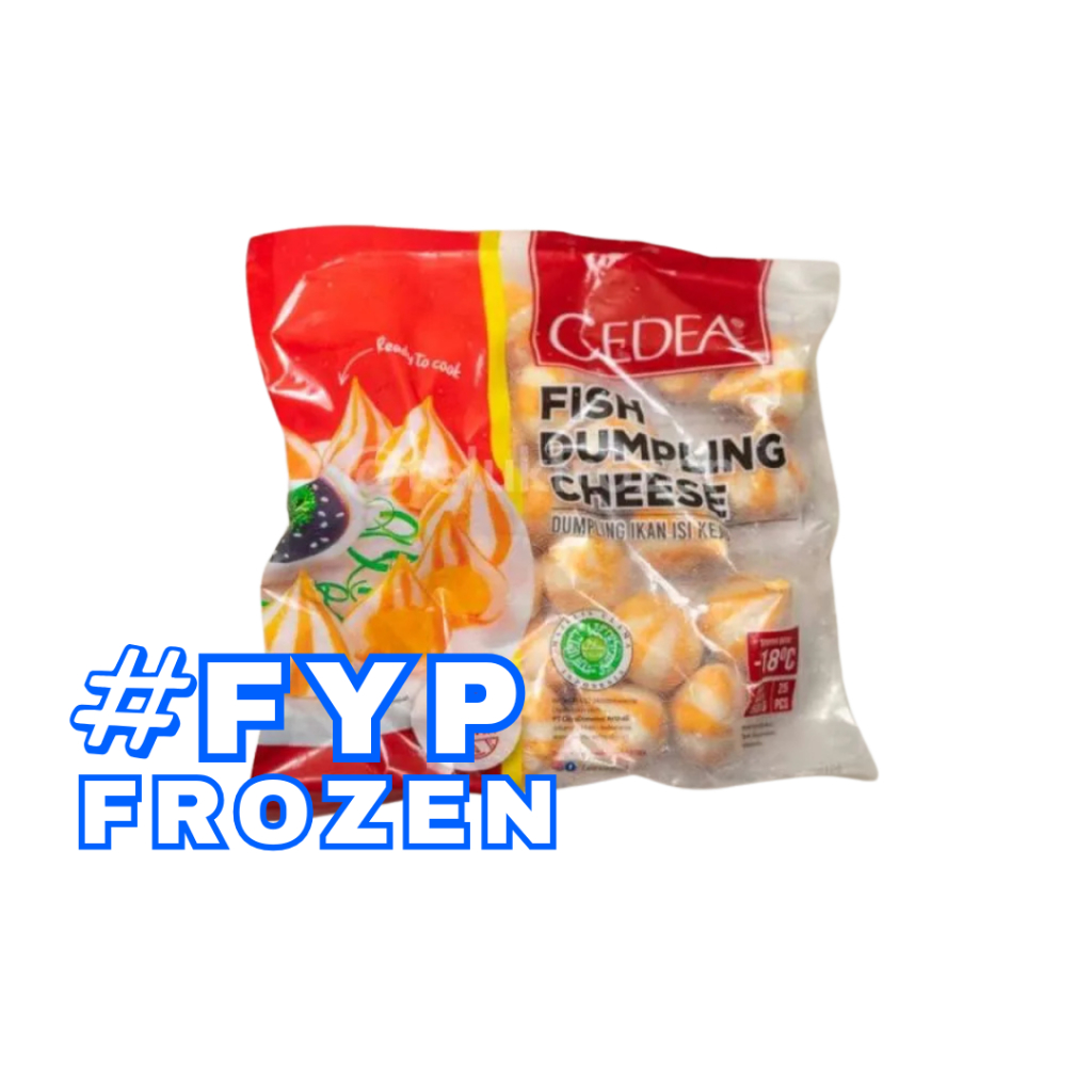 

CEDEA FISH DUMPLING CHEESE 500GR PANGSIT KEJU IKAN