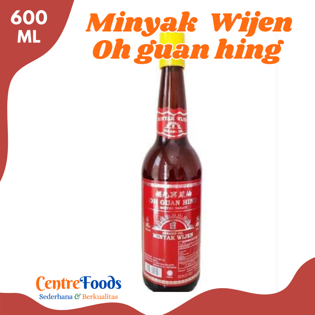 

MINYAK WIJEN Oh Guan Hing - Sesame Oil Cap Matahari | HALAL - 600ml [ Harga Per BTL ]