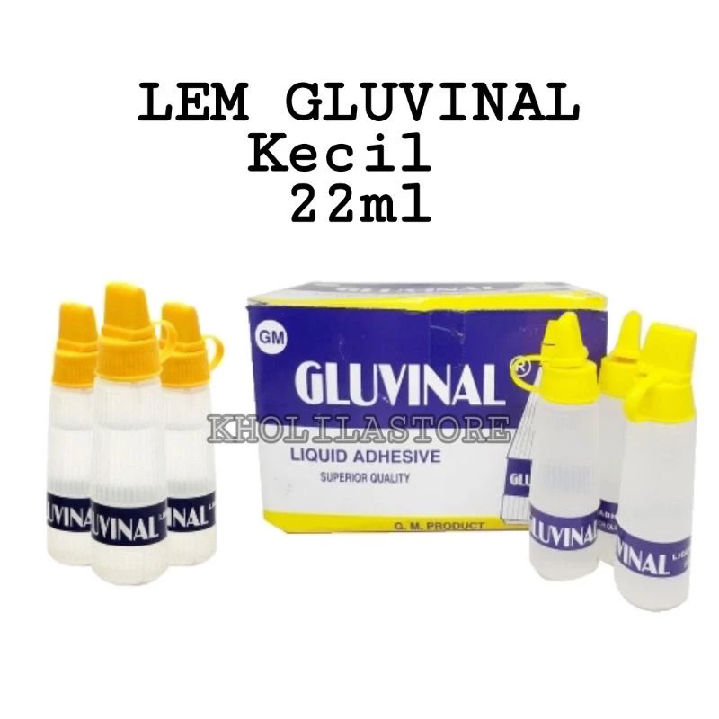 

Lem Gluvinal Kecil 22ml / Lem Kertas / Lem Cair