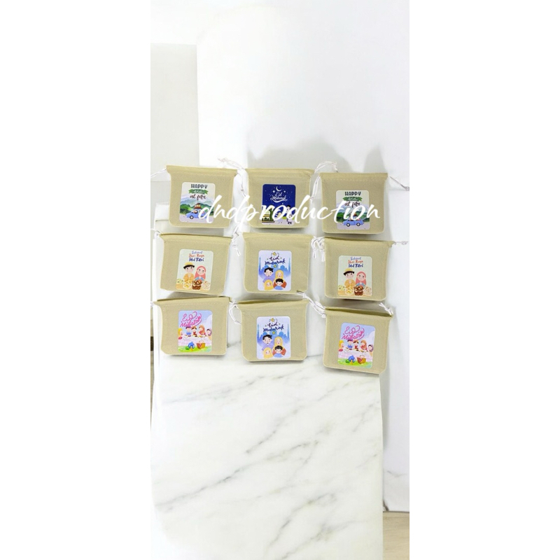 

(12 PCS) POUCH MINI AMPLOP SERUT LEBARAN UNIK ESTETIK 2025 - AMPLOP LEBARAN VIRAL Tali Serut