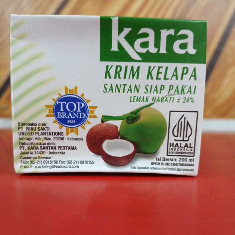 

Kara santan 200ml