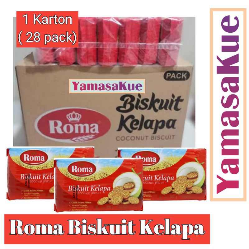 

ROMA BUSKUIT KELAPA Per karton (28 x 300Gr)