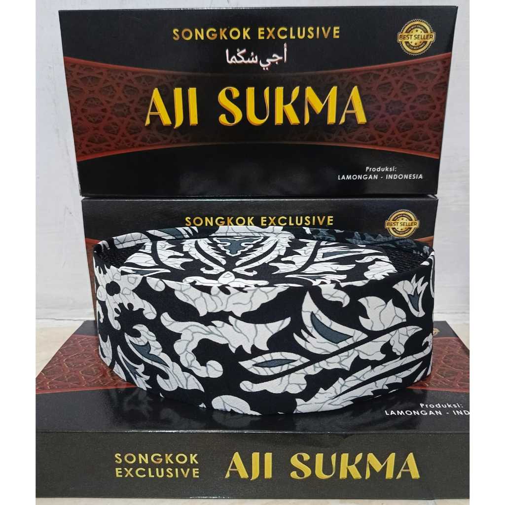 Peci Songkok Kopiah Dewasa Motif Batik Aji Sukma Exclusive