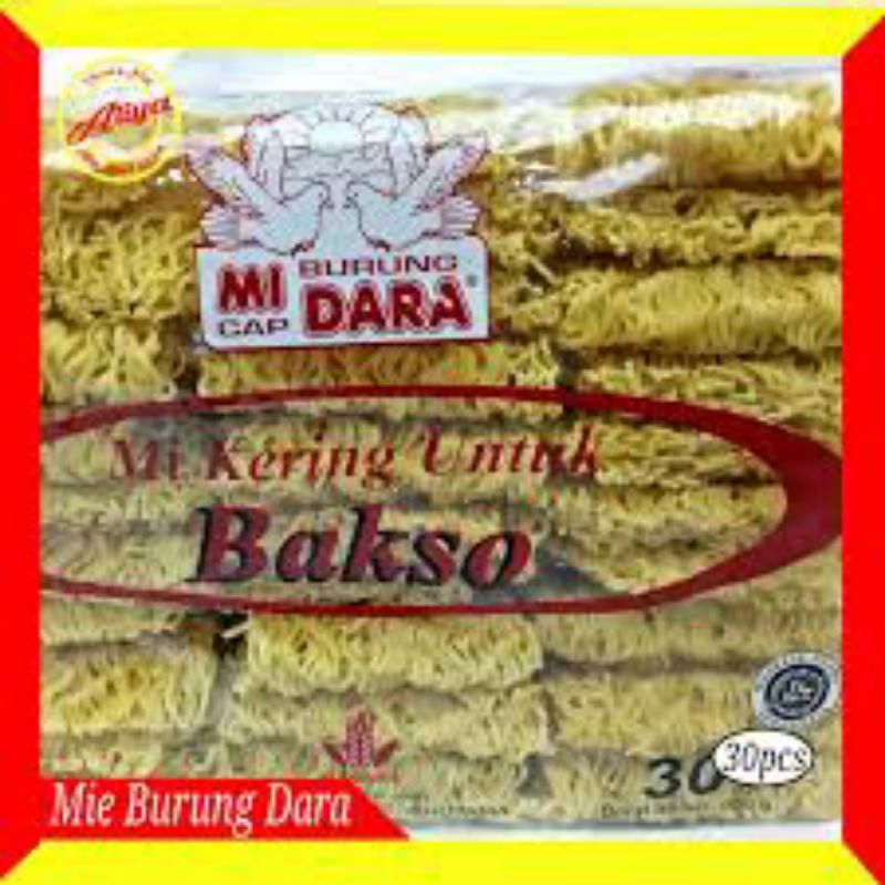 

MIE BURUNG DARA mie kering baso