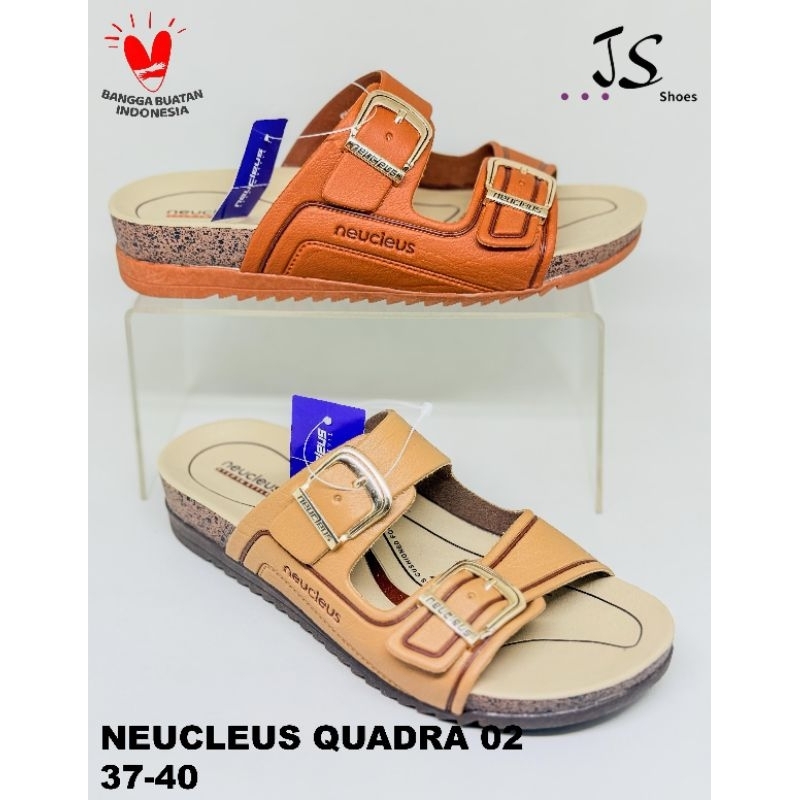 NEUCLEUS QUADRA 02 - SANDAL SLOP CASUAL WANITA DEWASA MERK NEUCLEUS ORIGINAL