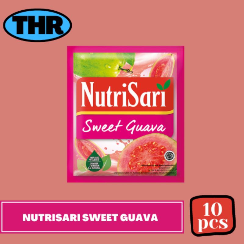 

Nutrisari Sweet Guava 1renceng