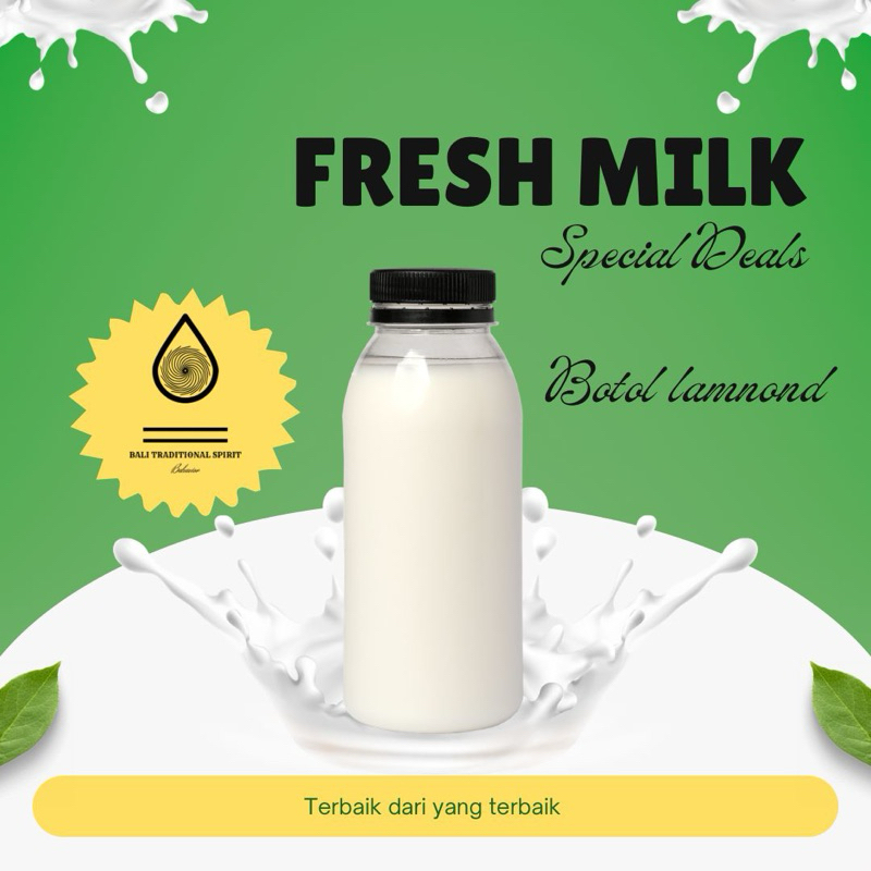 

fresh milk almond