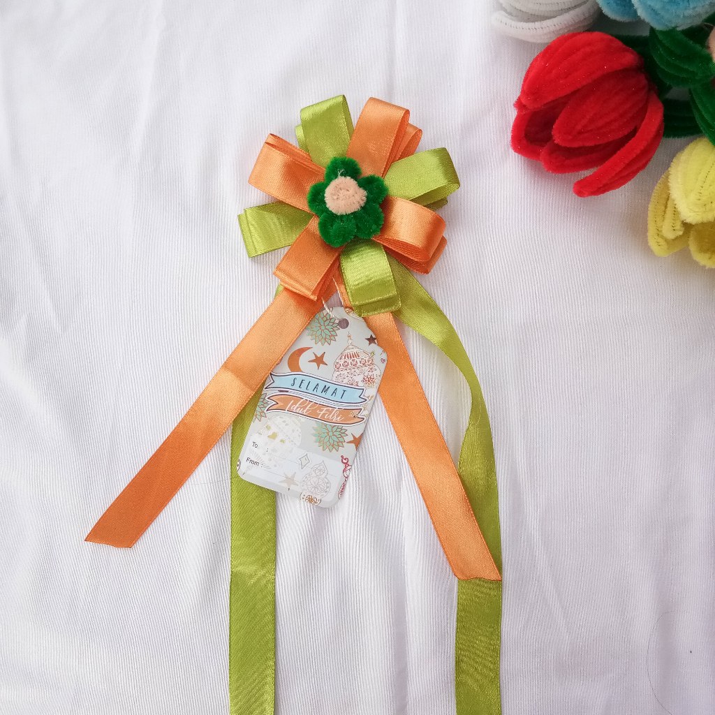 

pita siap pakai untuk hampars, parcel,hiasan kado gratis hangtag