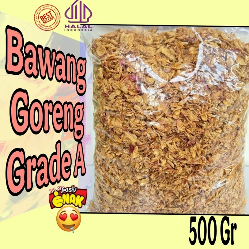 

Bawang Goreng Brebes Garde A Kemasan 500 Gram