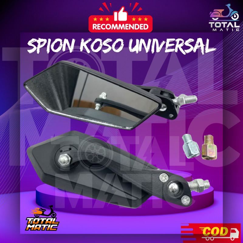 SPION KOSO MODEL TANDUK BAHAN BESI UNIVERSAL NMAX PCX VARIO 125 150 / SPION VARIASI MODEL KOSO KEREN