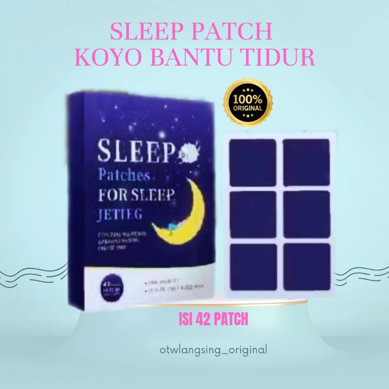 MQ KOYO UNGU PLASTER BANTU TIDUR SLEEP PATCH ISI 42 OBAT INSOMNIA HERBAL COD