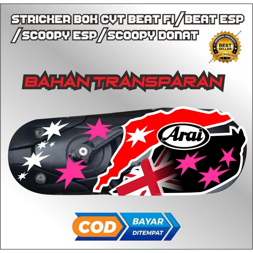 decal bok cvt beat esp/beat koak dan scoopy fi/ scoopy donat 2016-2019