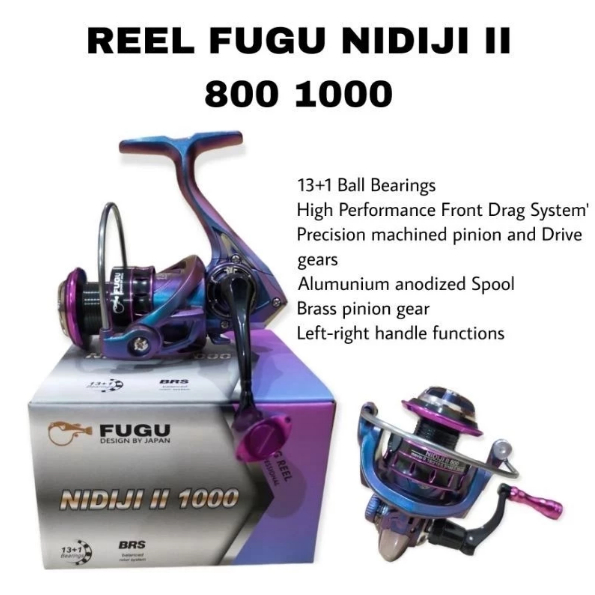 REEL FUGU NIDJI II 800 1000 POWER HANDLE
