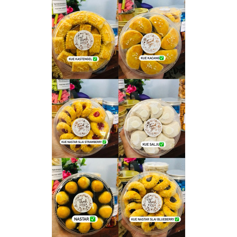 

[Kenzo Snack Bali] Kue Jajan Lebaran Paket 100.000 dapet 3 Toples Ukuran toples 250 gram
