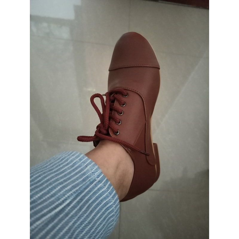 the things corner - Sadie Heels Brown -sepatu model oxford