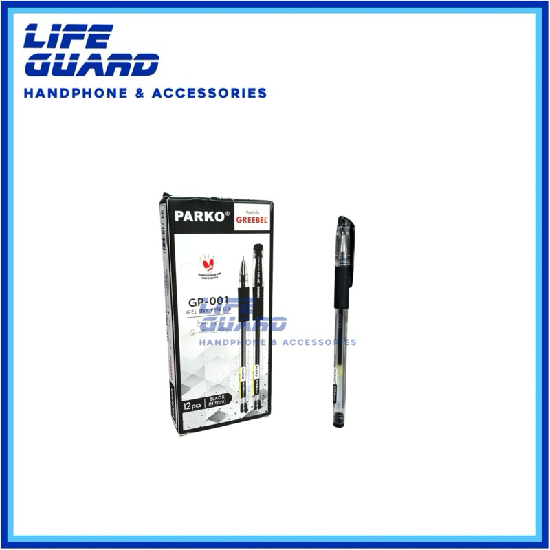 

PARKO PENA PULPEN GEL | GEL PEN GP-001 BALLPEN 0.5 HITAM 1 PCS BOLPEN BALLPEN