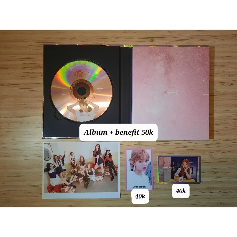 Preloved Album dan PC Twice Signal + Knock Knock