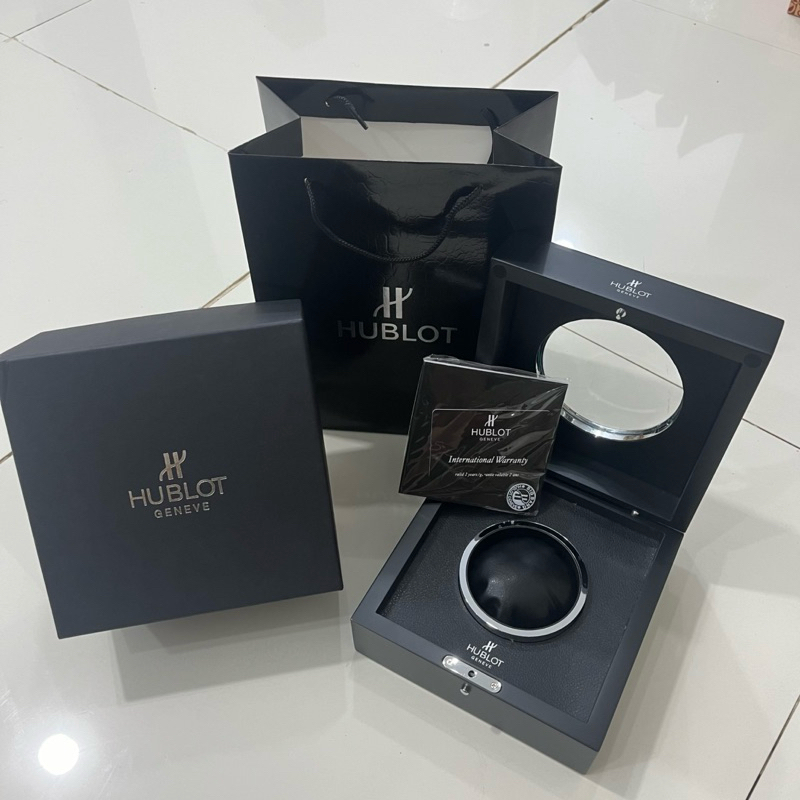 Kotak Display Jam Tangan Hublot Besar Super Premium Full Set Box Mewah Hublot Include Book + Paperba