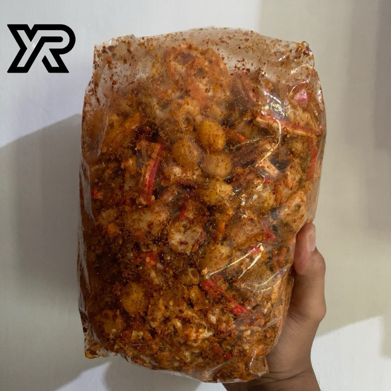1 Kg Seblak Kering Mix Campuran - Seblak Kering Pedas Daun Jeruk
