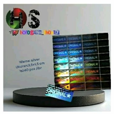 

stiker hologram original bintang