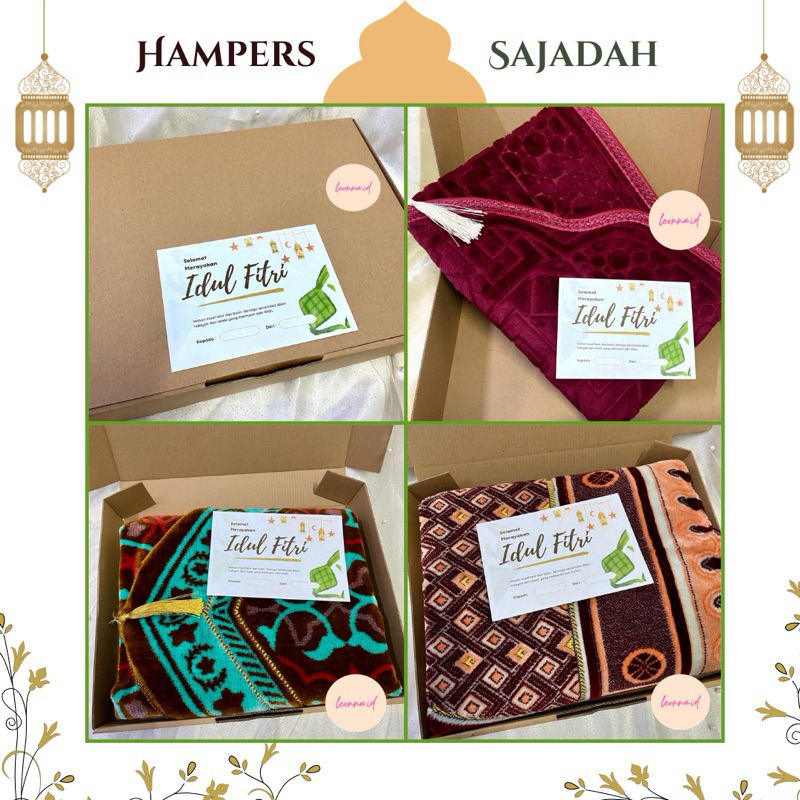 Hampers Sajadah / Hampers ldul Fitri / Hampers Lebaran / Sajadah Arabia / Sajadah Turkiye / Sajadah 