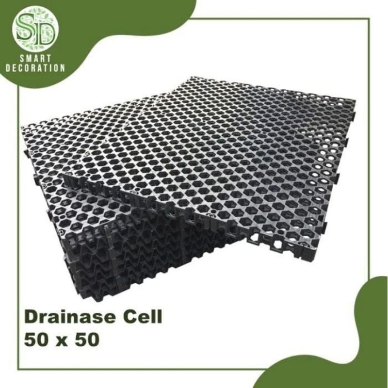 DRAINASE RUMPUT SINTETIS UKURAN 100X100 CM TEBAL 1 CM - RESAPAN RUMPUT SINTETIS - ALAS RUMPUT SINTET