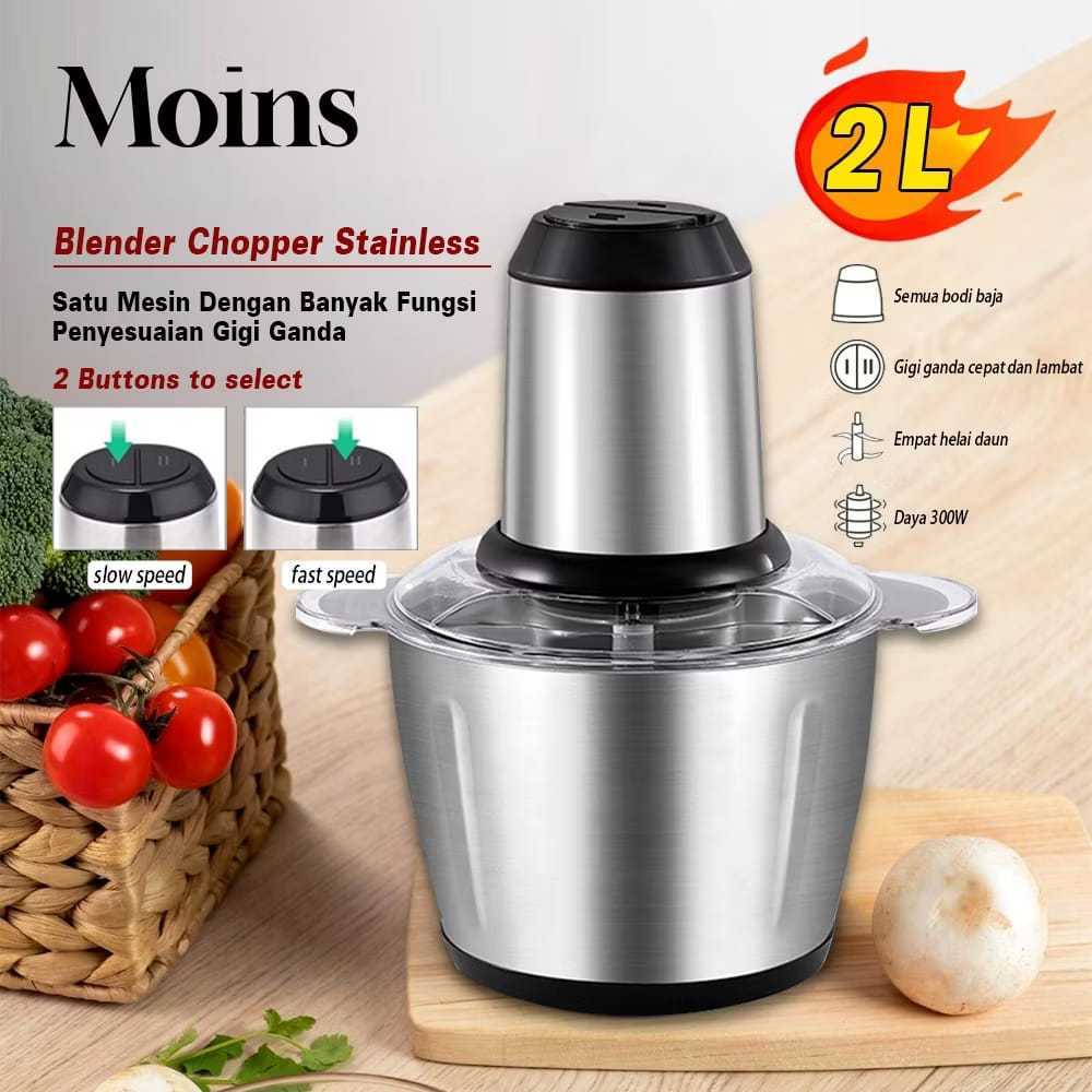 Blender stainless jumbo blender kapsul jumbo 2 liter chopper jumbo elektrik