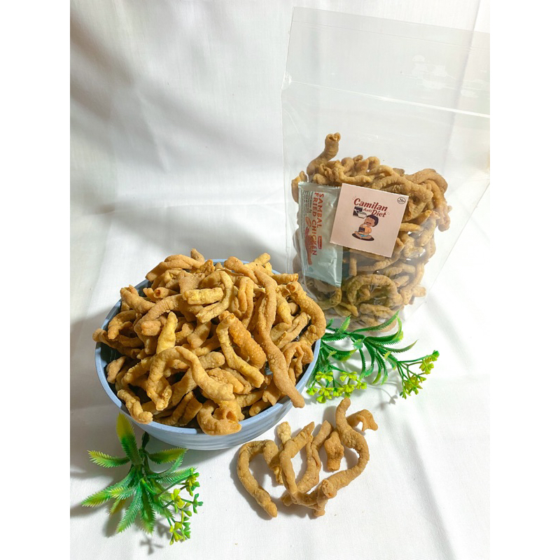 

keripik usus cap ayan jago renyah lezat 1000gr-250gr