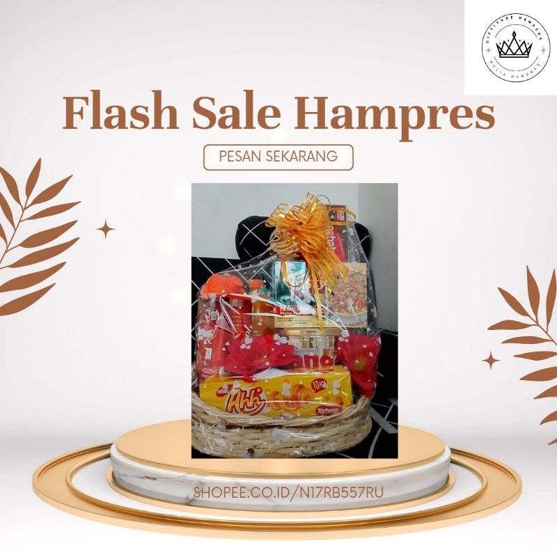 

Hampres/Parcel Paket Lebaran Unik Produk Aulia Sncak dan minuman