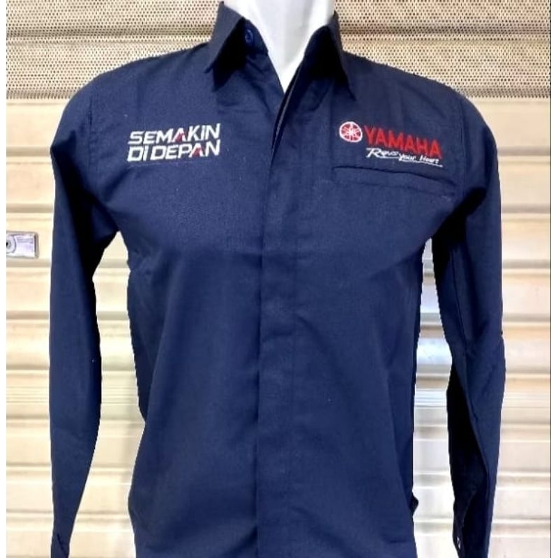 kantong 1 kemeja Yamaha baju Yamaha seragam Yamaha Pdh Yamaha kemeja kerja Yamaha baju kerja Yamaha 
