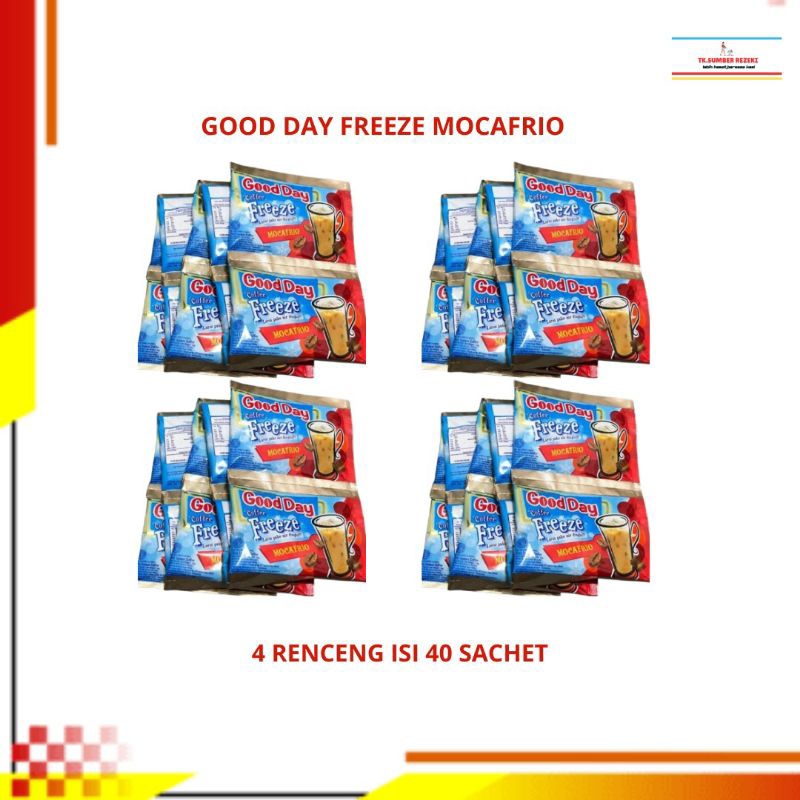 

[PAKET HEMAT ISI 4] Goodday Coffe Freeze Mocafrio 4 Renceng Isi 40 Sachet PROMO MURAH/ Coffe Goodday Freeze Mocafrio 3 Renceng Isi 40 Sachet PROMO MURAH