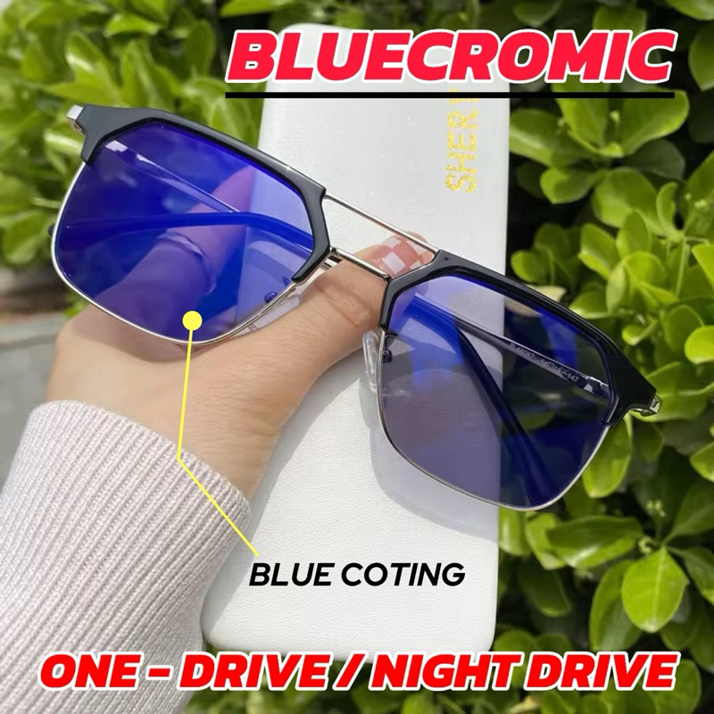 KACAMATA BLUECROMIC ONE DRIVE / BLUECROMIC NIGHT DRIVE NORMAL DAN MINUS AVIATOR PRIA WANITA
