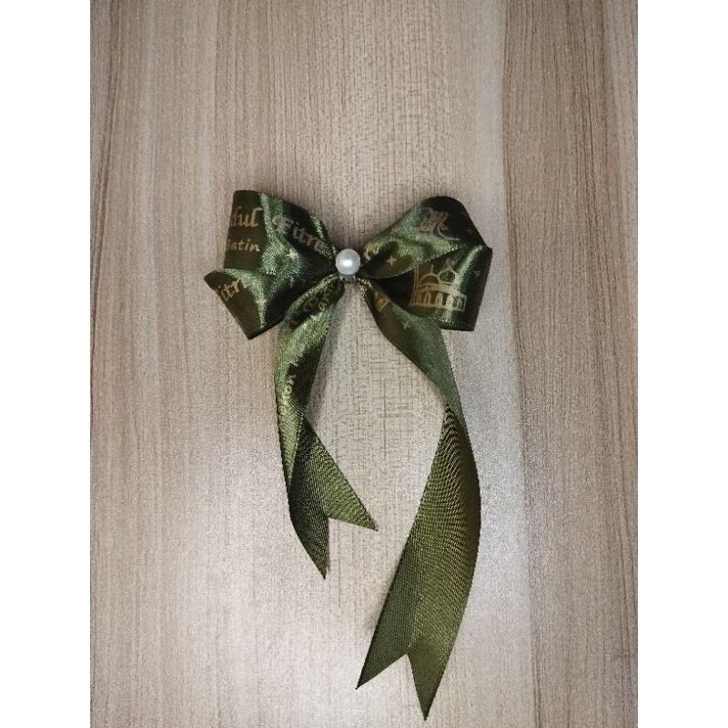 

Pita Satin hampers [5pcs] / pita idul fitri / pita hangtag / pita lucu / double bow