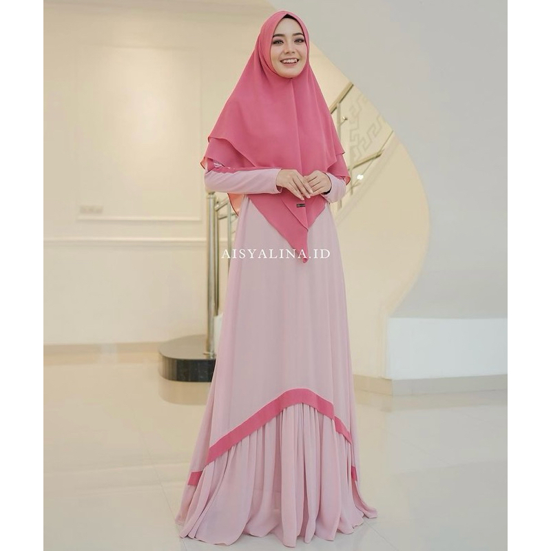 PL gamis syari set aisyalina.id