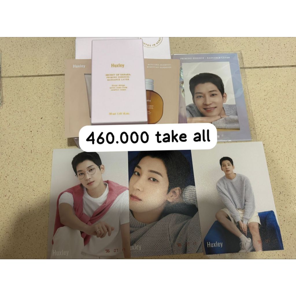 [MEANIE_LATTE|READY STOCK|BACA DESKRIPSI] SEVENTEEN WONWOO X HUXLEY RADIANCE LAYER PRIMER AND POB