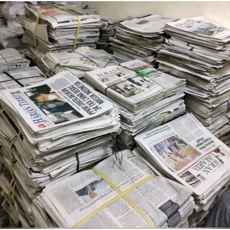 koran bekas 1 kg/lintingan koran 100pcs