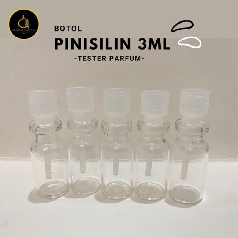 BOTOL PINISILIN/BOTOL TESTER 3ML