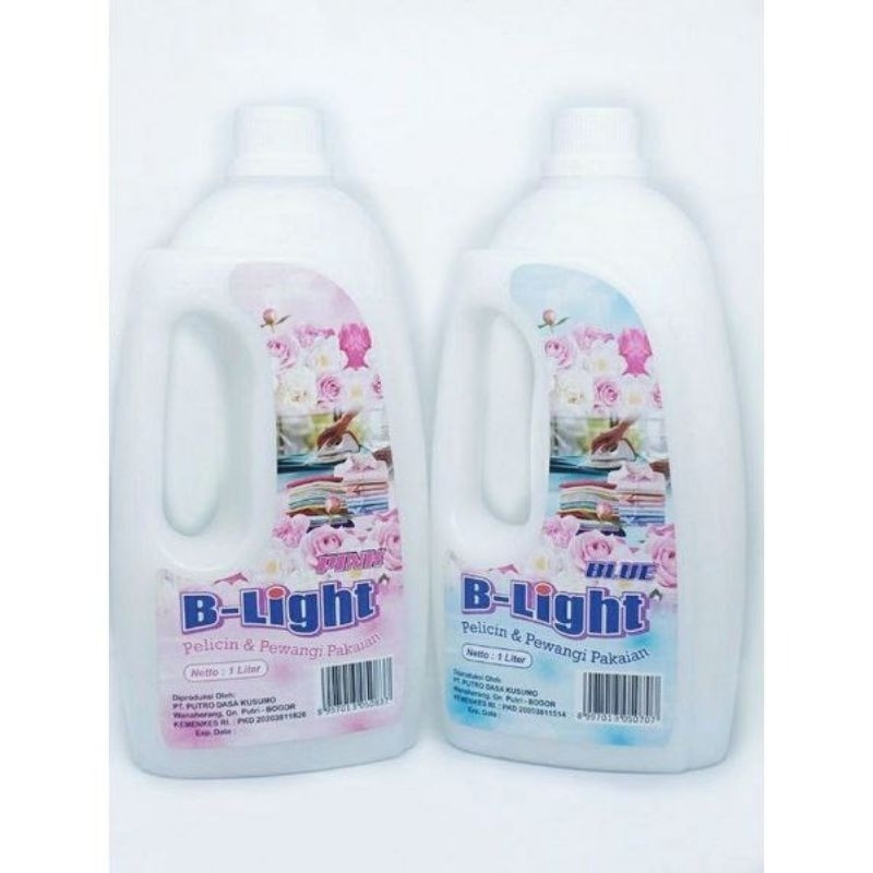 pelicin dan pewangi pakaian laundry B-light